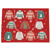 Ugg Christmas Sweater Holiday Geschenktasche Große Geschenktüte (Vorderseite)