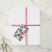 Ugg Christmas Sweater Holiday Pattern Green Red Geschenkanhänger (Mit Garn)