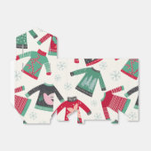 Ugg Christmas Sweater Holiday Pattern Green Red Geschenkschachtel (Ungefaltet)