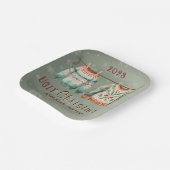 Ugg Christmas Sweater kundenspezifische Teller (Gewinkelt)