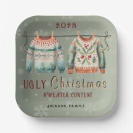 Ugg Christmas Sweater kundenspezifische Teller