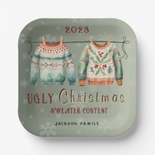 Ugg Christmas Sweater kundenspezifische Teller