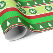Ugg Christmas Sweater Muster Packpapier (Rolleneckpunkt)