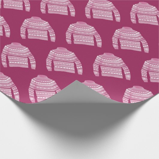 Ugg Christmas Sweater Packpapier (Ecke)