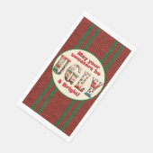 Ugg Christmas Sweater Paper Napkin Serviette (Ecke)