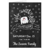 Ugg Christmas Sweater Party Einladung (Vorne)