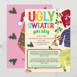 Ugg Christmas Sweater Party Einladung