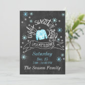 Ugg Christmas Sweater Party Einladung (Stehend Vorderseite)