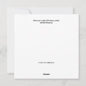 Ugg Christmas Sweater Party Einladung (Rückseite)