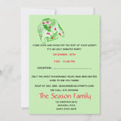 Ugg Christmas Sweater Party Einladung (Rückseite)