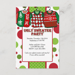Ugg Christmas Sweater Party Einladung