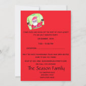 Ugg Christmas Sweater Party Einladung (Rückseite)