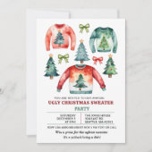 Ugg Christmas Sweater Party Einladung (Vorderseite)
