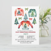 Ugg Christmas Sweater Party Einladung (Stehend Vorderseite)