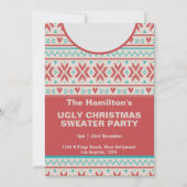 Ugg Christmas Sweater Party Einladung (Vorderseite)