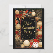 Ugg Christmas Sweater Party Einladung (Vorderseite)