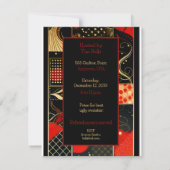 Ugg Christmas Sweater Party Einladung (Rückseite)