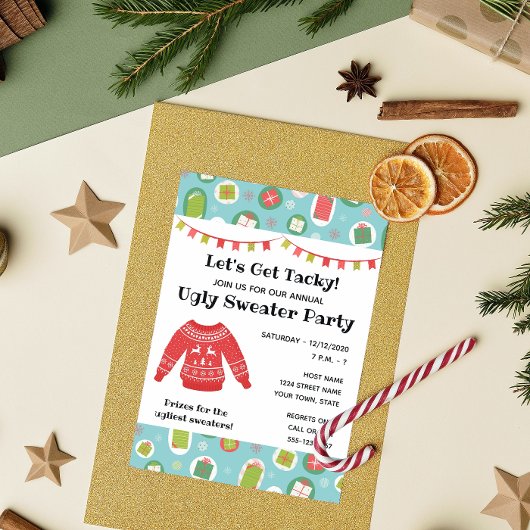 Ugg Christmas Sweater Party Einladung