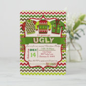 Ugg Christmas Sweater Party Einladung (Stehend Vorderseite)