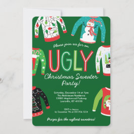 Ugg Christmas Sweater Party Einladung