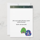 Ugg Christmas Sweater Party Einladung (Rückseite)