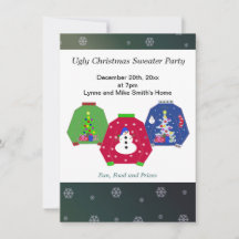 Ugg Christmas Sweater Party Einladung