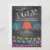 Ugg Christmas Sweater Party Einladung (Vorderseite)