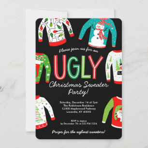 Ugg Christmas Sweater Party Einladung
