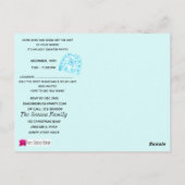 Ugg Christmas Sweater Party Einladung Postkarte (Rückseite)