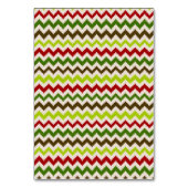 Ugg Christmas Sweater Party Food Zelt Card Tischnummer (Rückseite)