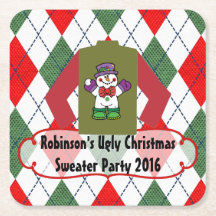 Ugg Christmas Sweater Party Personalisiert