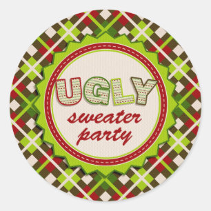 Ugg Christmas Sweater Party Sticker