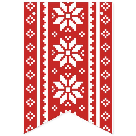 Ugg Christmas Sweater Party Wimpelkette (Dritte Fahne)