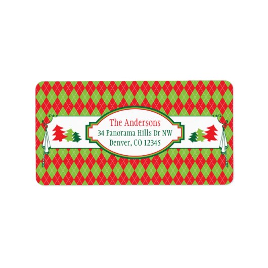 Ugg Christmas Sweater Party Xmas Rücksendeadresse Adressaufkleber (Vorne)