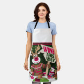 Ugg Christmas Sweater Rentier und Freunde Schürze (Getragen)