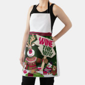 Ugg Christmas Sweater Rentier und Freunde Schürze (InSitu)