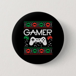 Ugg Christmas Sweater Retro Video Game Xmas Boys Button