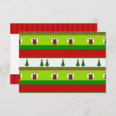 Ugg Christmas Sweater Stimmzettel Einladung (Vorne/Hinten)