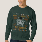Ugg Christmas Sweater Top Hat Octopus Sweatshirt (Vorderseite)