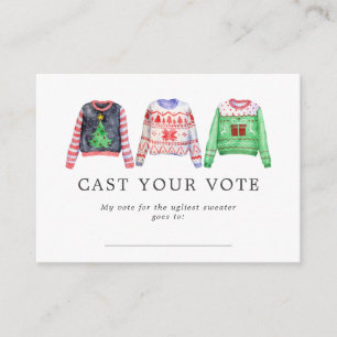 Ugg Christmas Sweater Wählkarten Begleitkarte