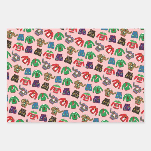 Ugg Christmas Sweater Wrapping Paper Geschenkpapier Set (Vorderseite 3)