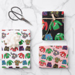 Ugg Christmas Sweater Wrapping Paper Geschenkpapier Set<br><div class="desc">Ugly Weihnachten Urlaub Sweater Wrapping Papier. Man bekommt einen weißen,  schwarzen und rosa Hintergrund. Ideal für den Urlaub!  Features handgezeichnete Illustration von McBooboosNeed Hilfe,  nur E-Mail an tkatz@me.com</div>