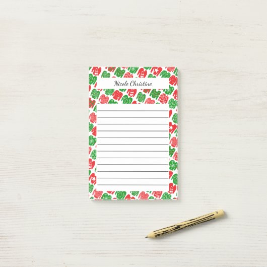 Ugg Christmas Sweaters Niedlich XMas CUSTOM Notepa Post-it Klebezettel (Auf Schreibtisch)