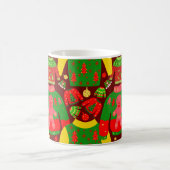 Ugg Christmas Sweaters Pattern Festive Cool Funny Kaffeetasse (Mittel)