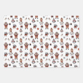Ugg Christmas Sweathers on Animals Pattern Geschenkpapier Set (Vorderseite)