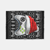 Ugg Christmas Video Game Controller Weihnachtsgam Fleecedecke (Vorderseite (Horizontal))