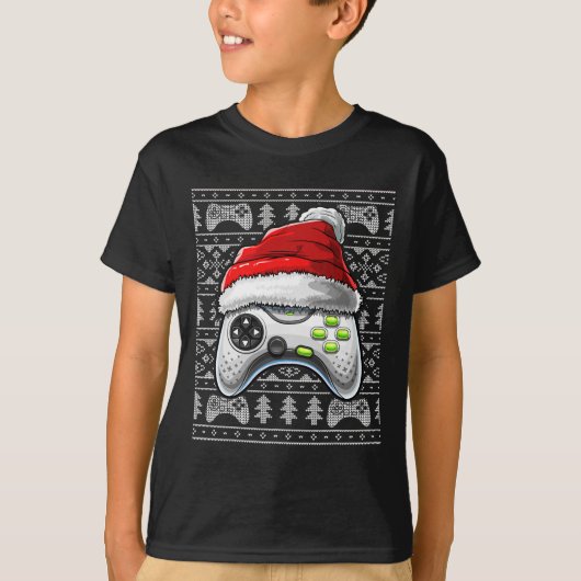 Ugg Christmas Video Game Controller Weihnachtsgam T-Shirt (Vorderseite)