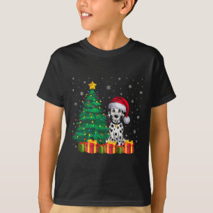 Ugg Dalmatiner Weihnachtsmannmütze WeihnachtsLICHT T-Shirt