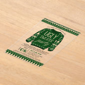 Ugg Green Christmas Sweater Holiday Party Acryleinladungen (Ablage )