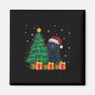 Ugg Neufundland Weihnachtsmannmütze Christmas Ligh Magnet